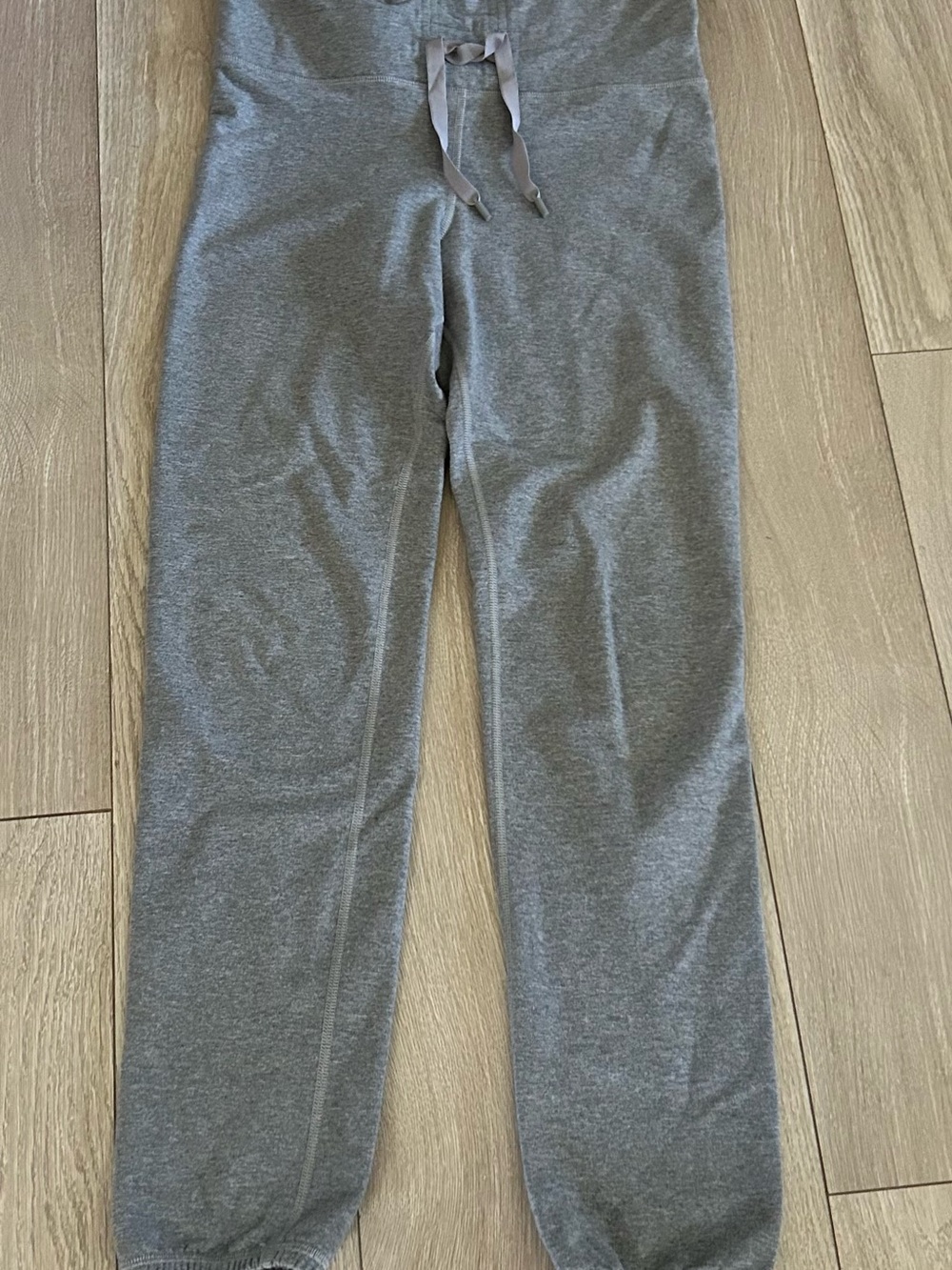 lululemon athletica Gray Sweatpants with Logo Pin
